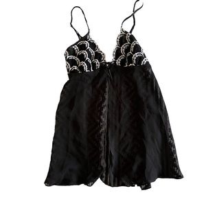 Inner Most Sheer Open Front Lingerie Top